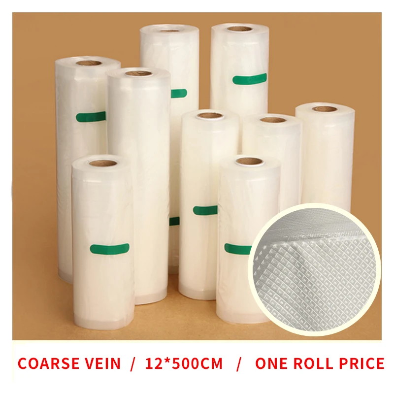 

1Roll Vacuum Sealing Bag Food Fresh Bag For DZ-320D Vacuum Food Sealer 12-32cm