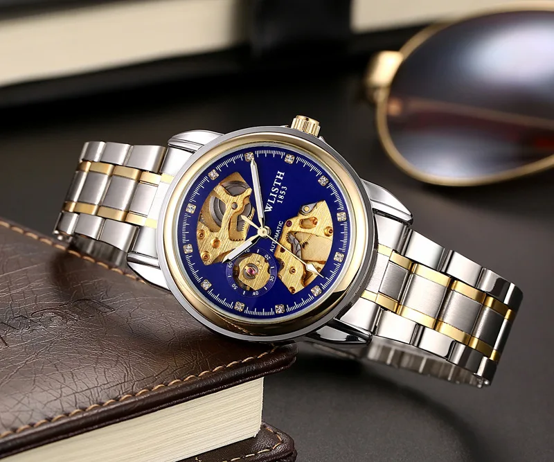 WLISTH TOP Brand Men's Watch Luxury Luminous Wristwatch Sport Mens Mechanical Watches Male Clock erkek saat relogio masculino image 4