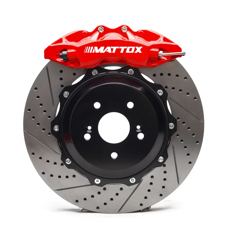 

Mattox Car Brake Kit Racing Performance Brake Disc 378-32mm with 6POT Piston Caliper for Audi Q5 2008 Front 19inch