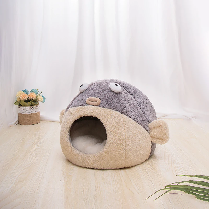 Imagem -05 - Soft Cozy Bed For Pet Cave Products For Cats Poleiro Tent Acessórios para Dormir Niche Chat Katzenbett Cat Cave