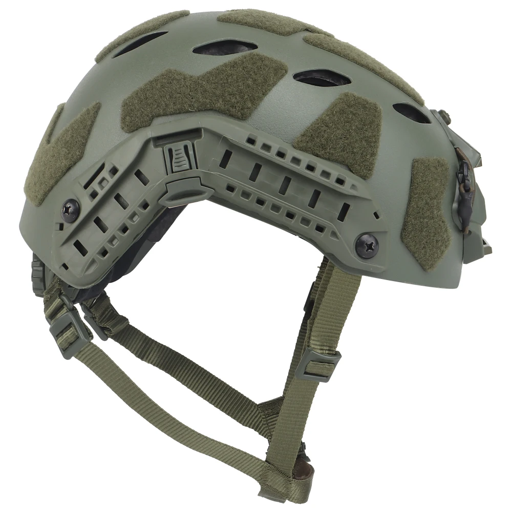 FAST SF-Casco táctico para Paintball, equipo de combate CS en vivo, corte súper alto, ligero, Modular, protector