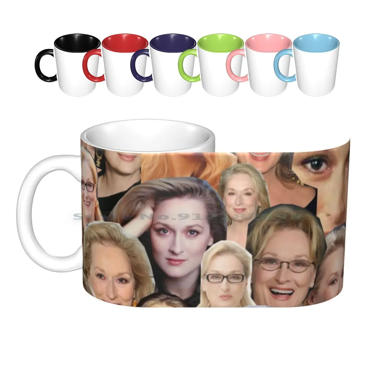 Streep Tease Ceramic Mugs Coffee Cups Milk Tea Mug Meryl Streep Rhys Nicholson Phone Creative Trending Vintage Gift Bottle Cup