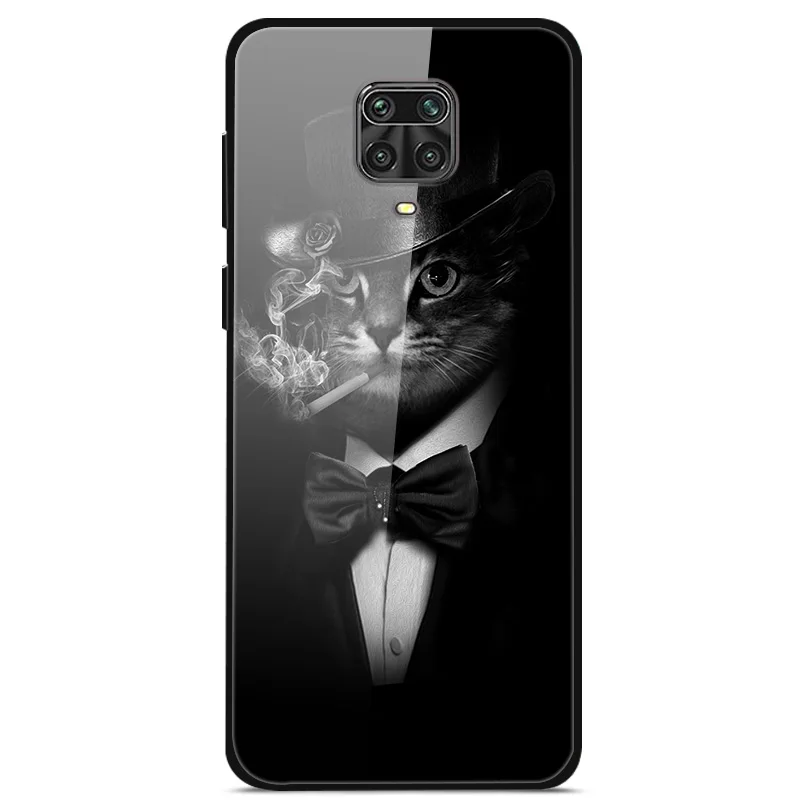 Glass Back Cover For Xiaomi Redmi Note 9s Case Tempered Glass Case For Xiaomi Redmi Note 9 Pro Max Case Redmi Note 9s Case Funda