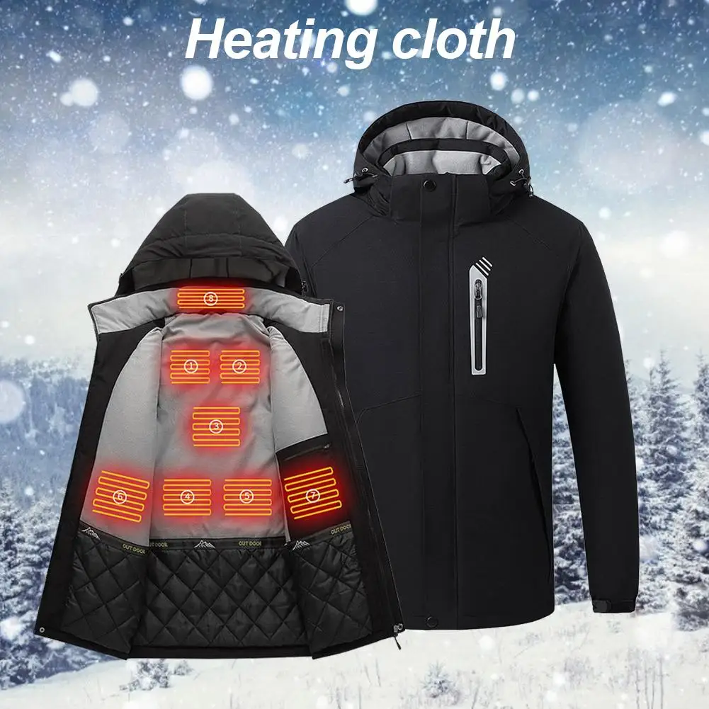 

Smart Heating Clothing Heating Jacket Male USB Charging Heating Outdoor Ski Clothing Heating Jacket Winter Ski Warm Clothing