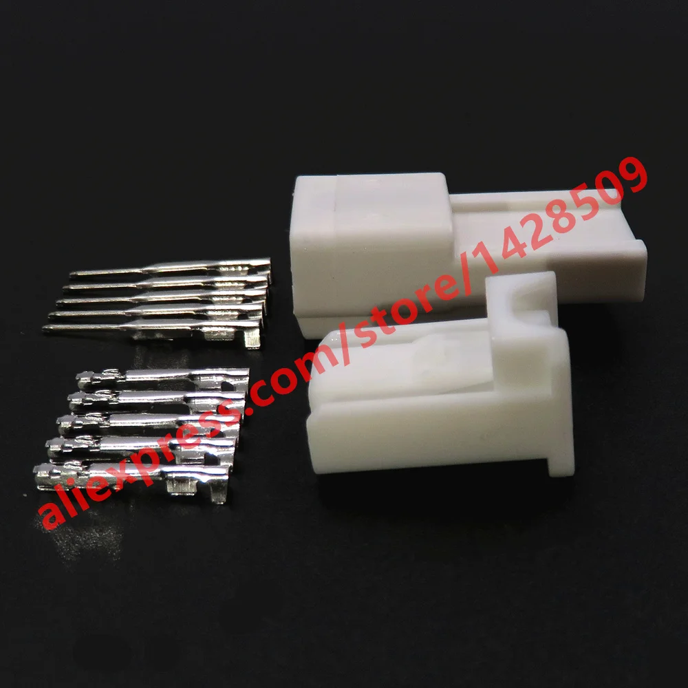 1Set 5 Pin 6098-3810 6098-3802 0.7 Series Car Headlight Brightness Height Adjustment Wiring Connector 90980-12365 90980-12366