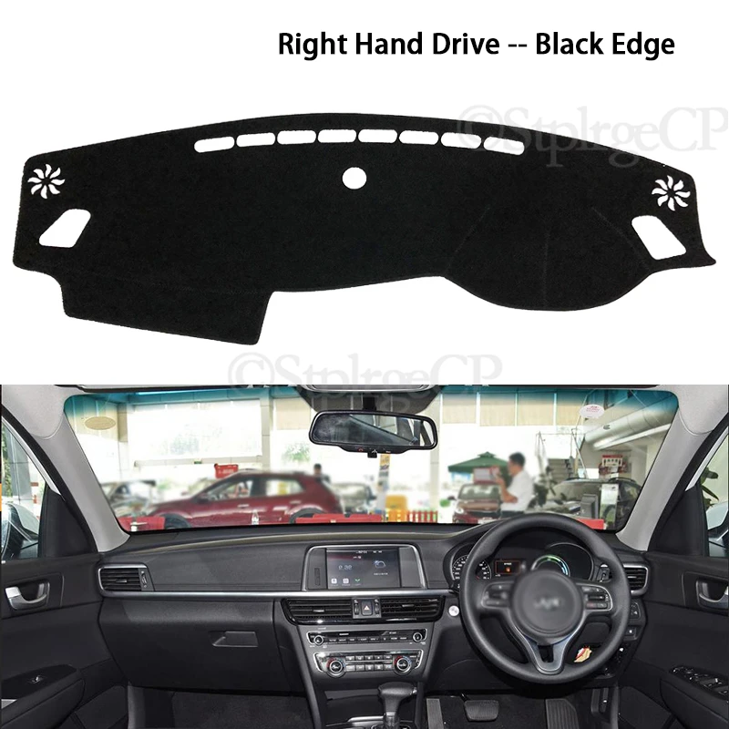 for KIA Optima JF 2016 2017 2018 2019 K5 Anti-Slip Mat Dashboard Cover Sunshade Dashmat Protect Carpet Anti-UV Car Accessories