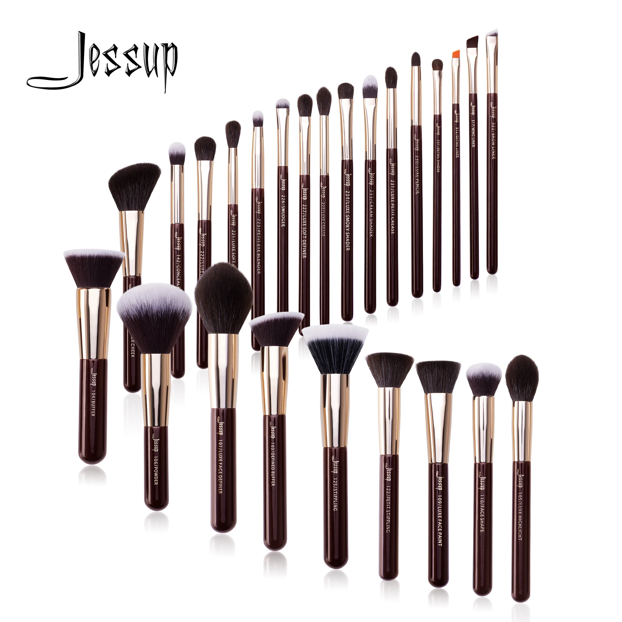 Jessup Makeup Brushes Set 25pcs Makeup Brush Foundation Eyeshadow Makeup Brush Powder Highlighter Contour T280