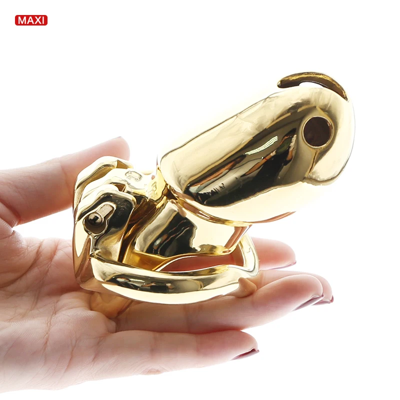 

5Type Golden HT V3 Metal Chastity Cock Cage Belt Stop Masturbation Lockable Penis Ring BDSM Abstinence Male 18+ Chastity Device