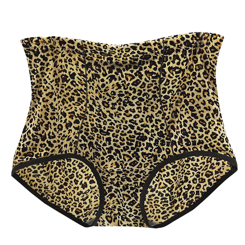 

Sexy leopard print women's underwear High Waist Abdomen In High Waist Abdomen In Soft high quality panties