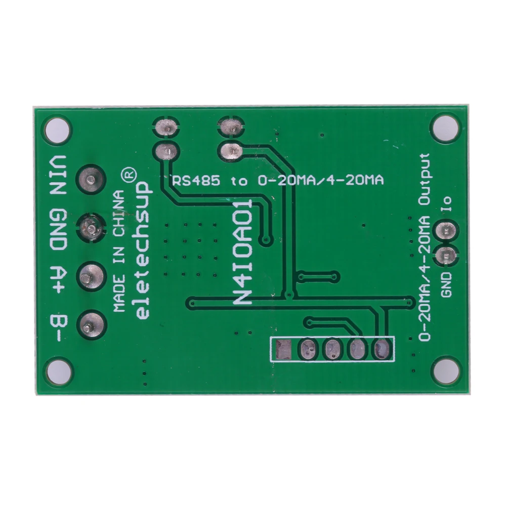 DC 12V 24V RS485 to 4-20mA/0-5V/0-10V Current/Voltage Converter RS485 to DAC Number-mode Conversion Module MODBUS RTU Control