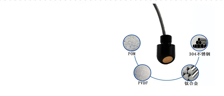 200KHz 1m range ultrasonic transducer ultrasonic probe 200KHz ultrasonic sensor for Liquid level gas flow height detection