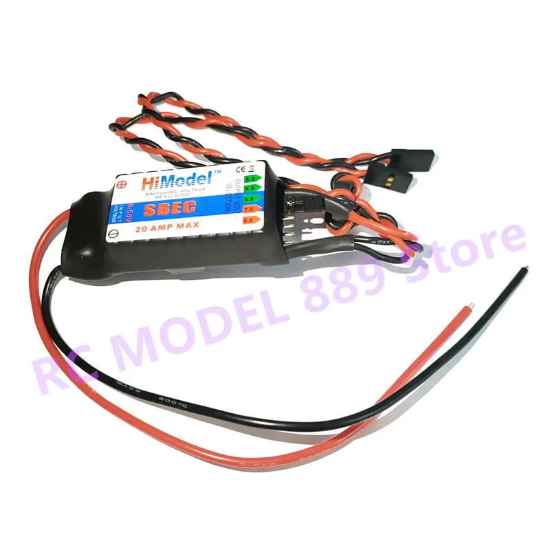 HiModel 20A HV SBEC for RC Model Airplane No Programming Required Model Remote Control Toy YPG Series 20A SBEC Brushless ESC