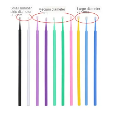 1000Pc Disposable Micro Brushes Cotton Swabs Lashes Brush Eyelash Extension Tools Mascara Wands Applicator Cosmetic Makeup Tools