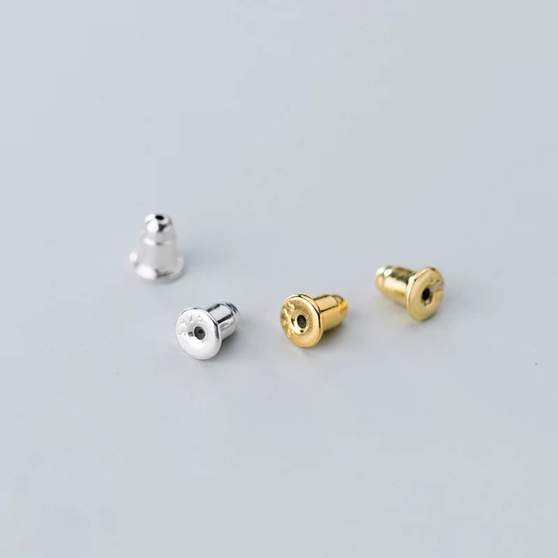 S 925 Sterling Silver Earplugs , Silver Gold Color Accessories