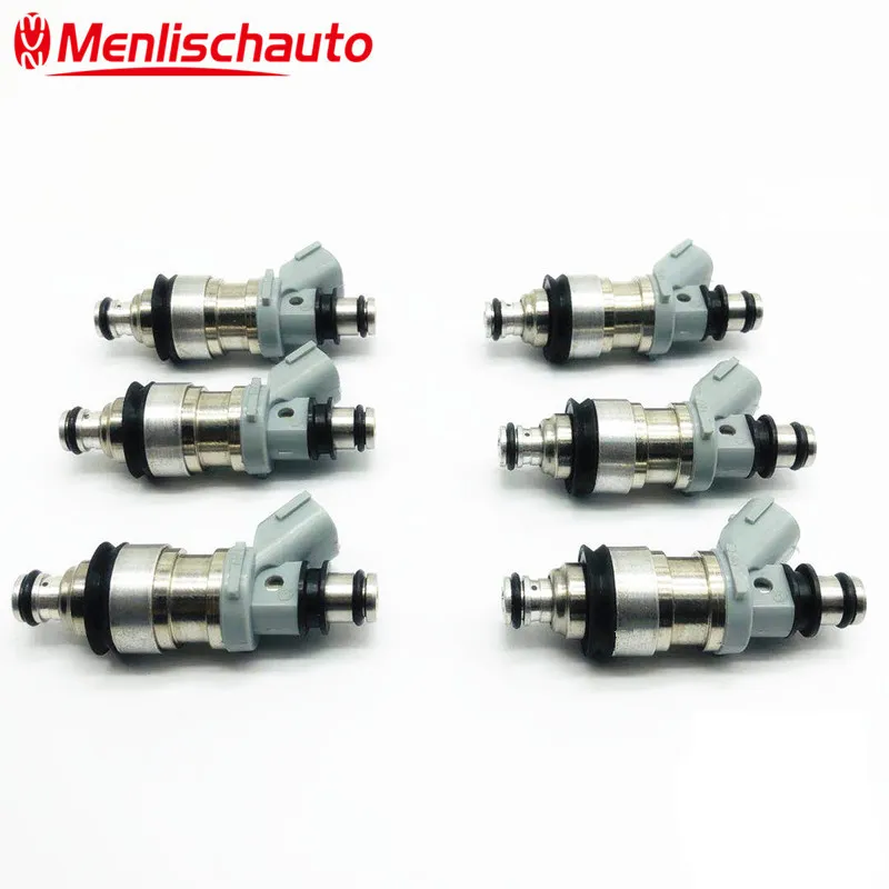 6PCS Original Fuel Injector 23250-62030 23209-62030 FJ180 For Japaness Cars 3.0/3.4 2325062030 2320962030 Auto Parts