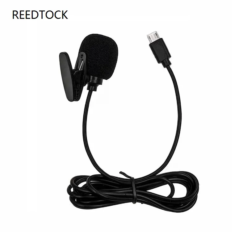 USB Microphone For  Lapel DV Lavalier Mic Portable External Stereo Microphones for REEDTOCK Action Camera