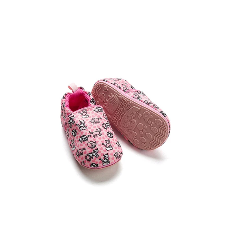 Baby Shoes Adorable Infant Slippers Toddler Baby Boy Girl Knit Crib Shoes Cute Cartoon Anti-slip Prewalker Baby Slippers