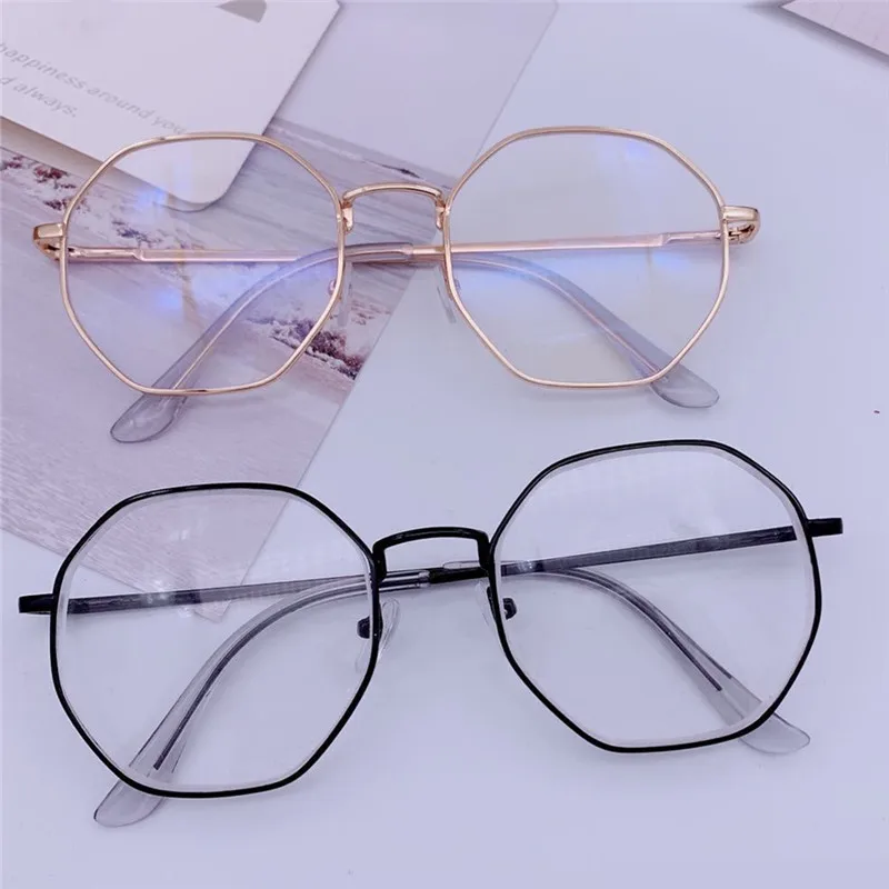 Anti Blue light Anomalous Round Glasses Frame Women  Anti-blue Clear Eyewear Frames For Girls Myopia Optical Eyeglasses Frame