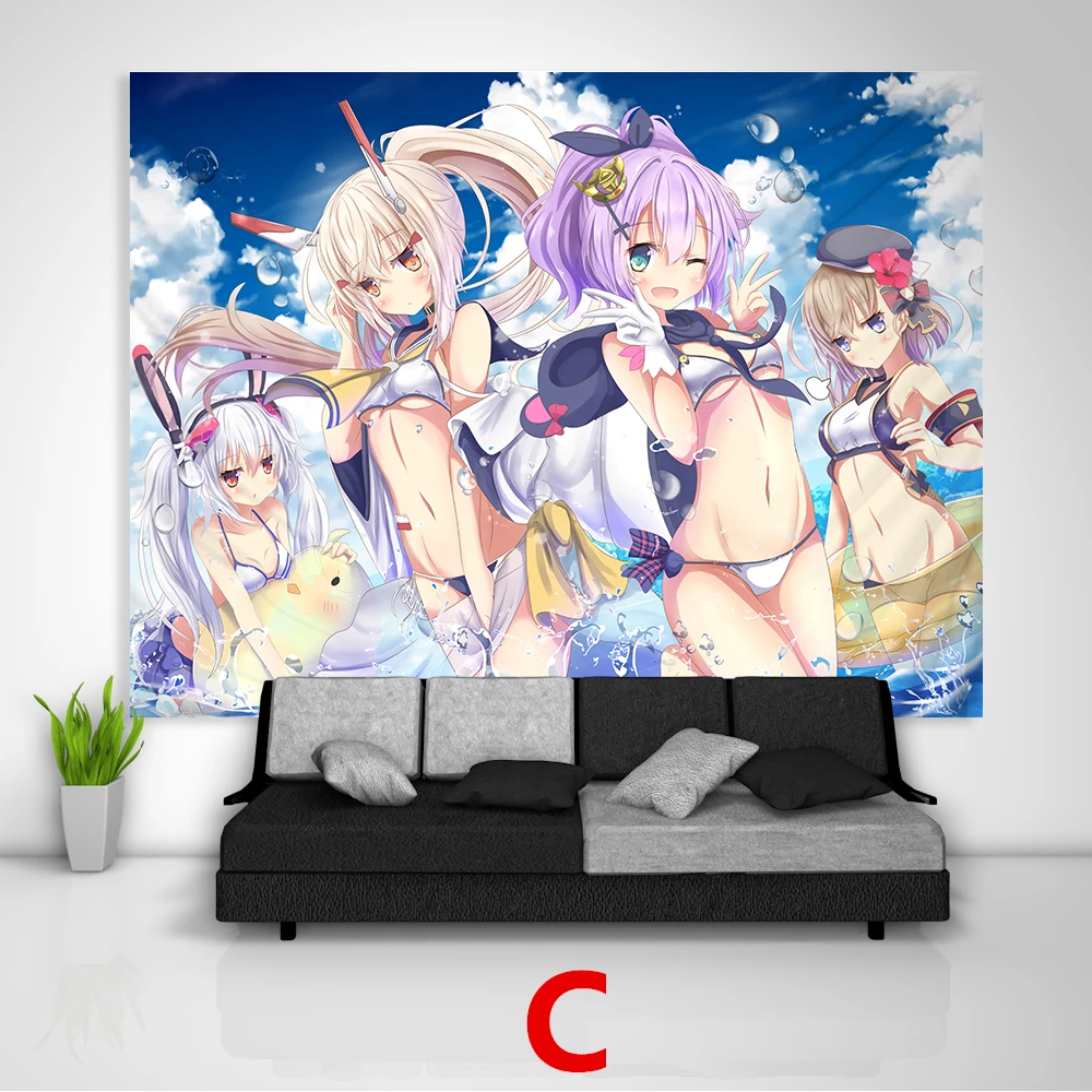 Anime Poster Prints Azur Lane Prinz Eugen Belfast Taihou Canvas Painting Room Decor Pictures Living Home Decor Wall Art No Frame