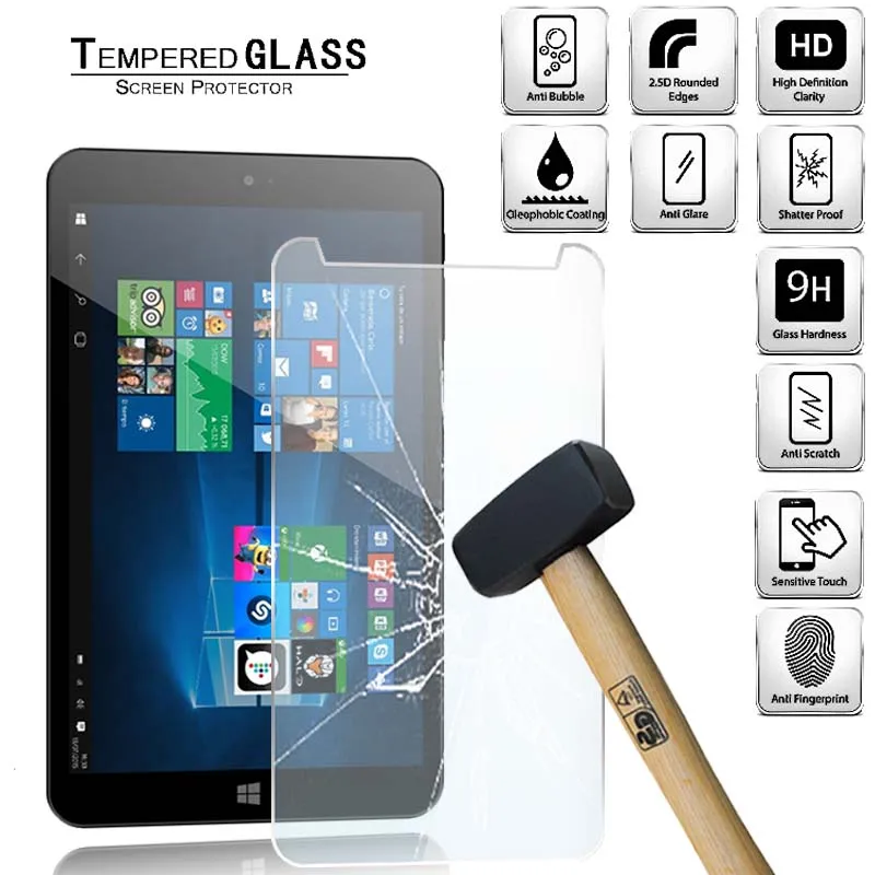 

Защитная пленка для экрана из закаленного стекла для планшета AIRIS WinPad 81 Вт с защитой от поломки экрана 9H, Защитная пленка для экрана из закаленного стекла