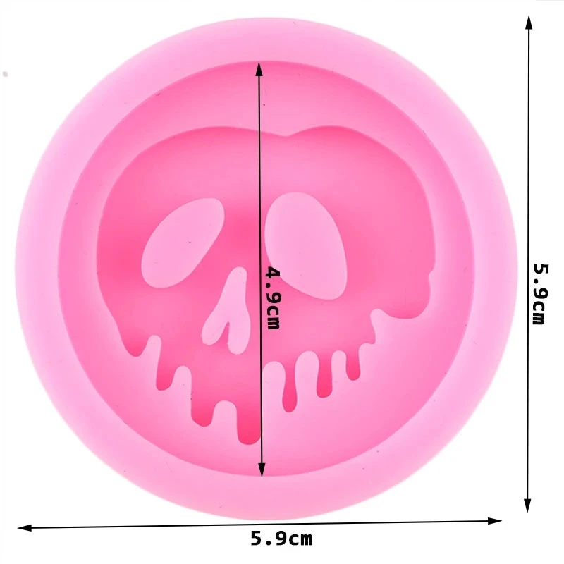 Poisonous Apple Silicone Mold For Fondant Chocolate Epoxy Sugarcraft Mould Pastry Cup Cake Decorating Kitchen Accessories