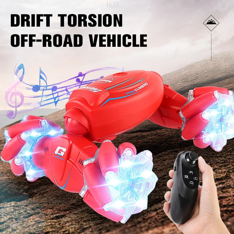 Cool Stuff RC Stunt Car Off Road Remote Control Cars To Drift Climbing Children Electric Toys for Kids Boys Gifts Monster Trucks