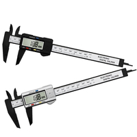 150MM Digital Electronic Vernier Caliper Battery Tattoo Eyebrow Ruler Measuring LCD Microblading Micrometer Measurement Means