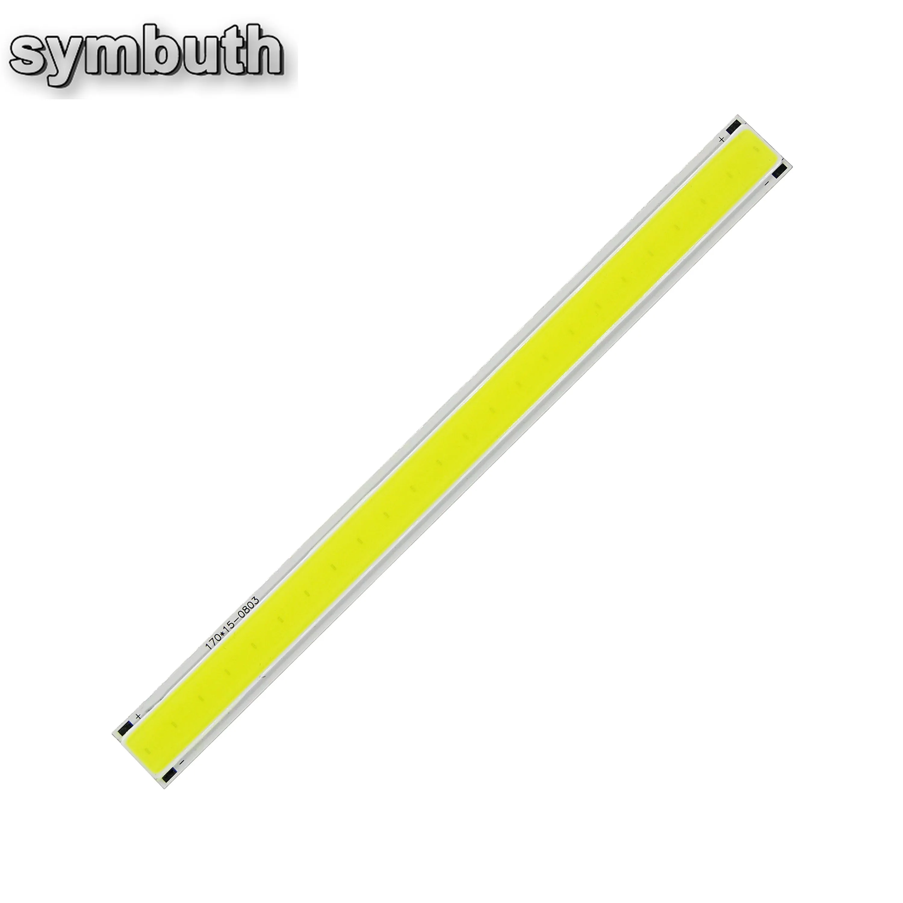 170*15mm 6W lampa COB LED sztywna listwa DC12V ciepłe zimne białe oświetlenie źródło 600LM 17CM Bar Chip dla DIY oświetlenie na stół i ścianę u nas