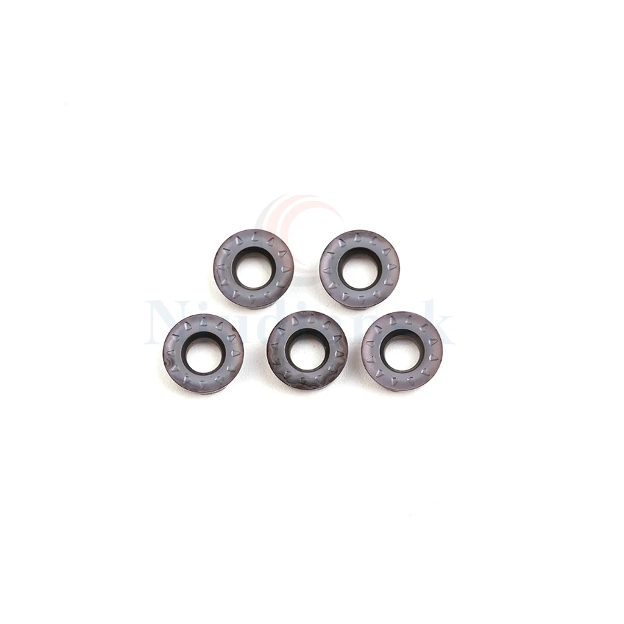 RPMT08T2MOE-JS RPMT10T3MOE-JS RPMT1204MOE-JS NK9018 عالية الجودة أدوات الكمبيوتر طحن إدراج كربيد مخرطة أداة تحول أداة إدراج