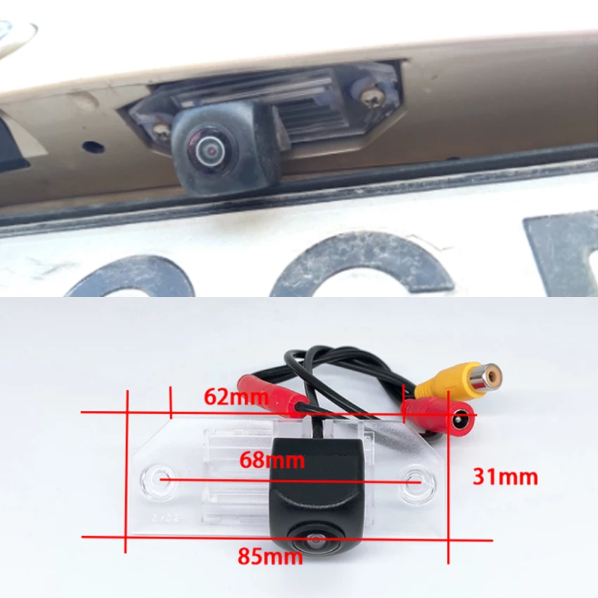 Car Rear View Camera Wide Degrees Wide Angle Reverse Parking Backup Waterproof High quality RCA For Ford C-Max MK1 2003~2011