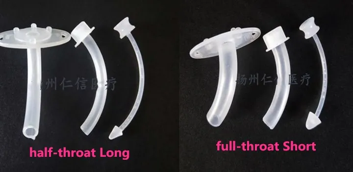 For Plastic Disposable Tracheotomy Tube Tracheal Tube Intubation Tube Half Throat Full Throat Tube