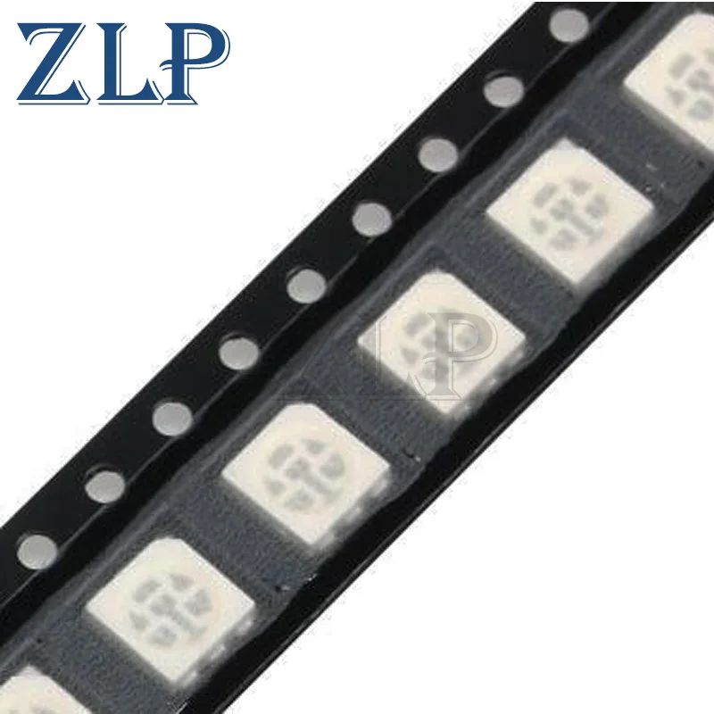 5050 RGB SMD/SMT LED PLCC-6 3-CHIPS Super Bright lamp light High quality SMD LED light-emitting diode light source lamp beads