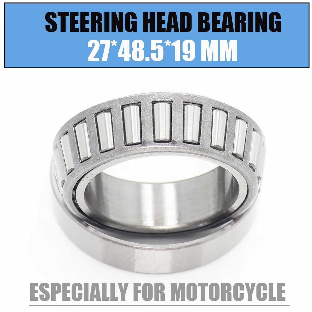 27*48.5*19 mm 1PC Steering Head Bearing 2748.519 Tapered Roller Motorcycle Bearings