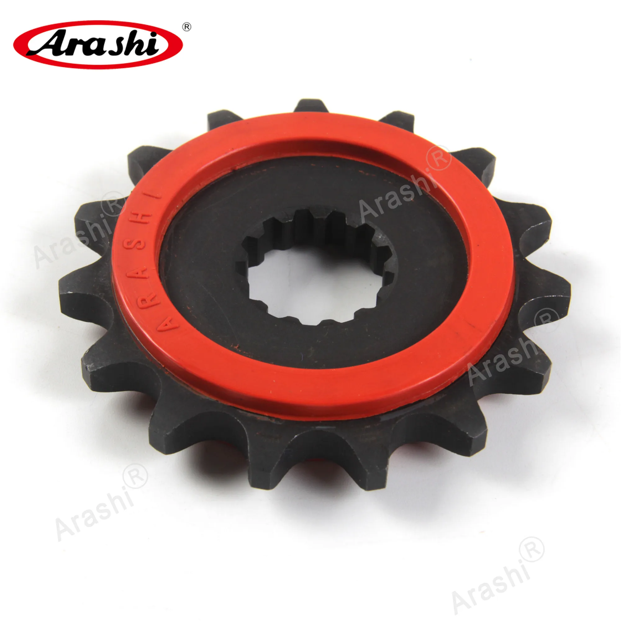 

Arashi 15T 525 Rubber Cushioned Steel Front Sprocket For KAWASAKI Z900 / ZR900 / RS /ABS / ABS SE 2018 2019 2020 Chain Sprockets