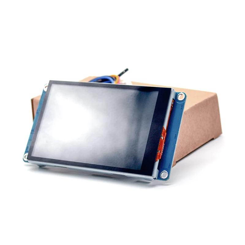 3.5 Inch HMI Capacitive Touch Screen with Font Library Picture Configuration Screen Serial Port Screen UTF-8 with Iron Frame