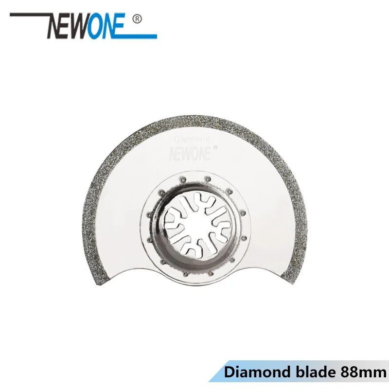 NEWONE-hoja de sierra oscilante de diamante, hojas de sierra tial renovadoras para cortar el hormigón, aptas para Makita,AEG,Fein