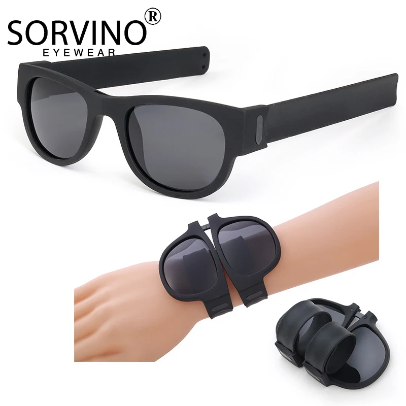 2021 Pop Portable Foldable Folding Sunglasses Polarized Mens Womens Fashion Retro Vintage Sun Glasses Riding Travel Eyewear