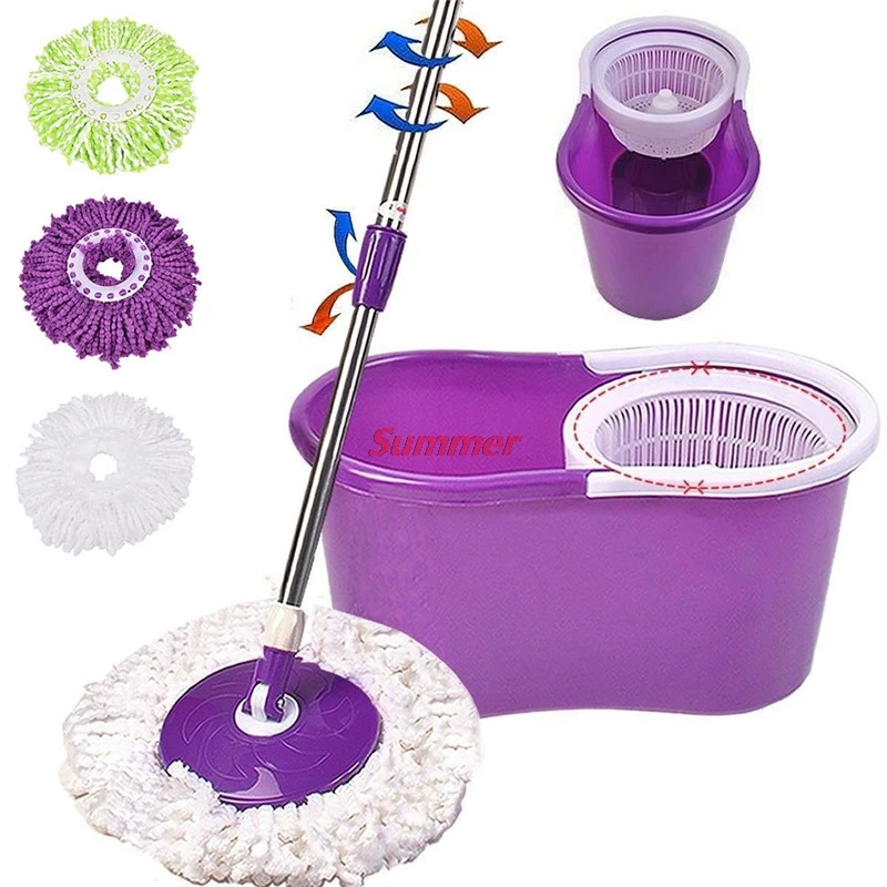 1 Pc New Microfiber Mop Head Replacement Magic Mop 360 Degree Spin Rotating Mop Head House Floor Tools Good Quality