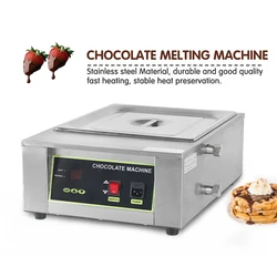 ITOP Commercial ElectricChocolate Warmer 1 Lattice 8 kg Pot Chocolate Melting Machine For Party Cake Shop Chocolate Workshop