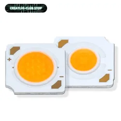 Bridgelux-Chip LED COB para decoración de focos, cuentas de lámpara de 3W, 5W, 7W, 10W, 12V, 24V, 10 piezas, 1835