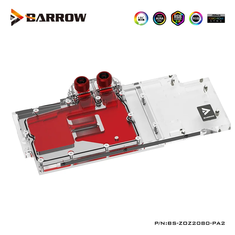 

Clearance,Barrow GPU Water Block For ZOTAC RTX2080/2070 8GD6 PGF OC14/OC 8 Support Light Sync Motherboard,5V ARGB,BS-ZOZ2080-PA2