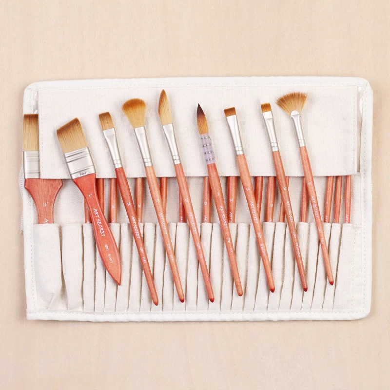 Artsecret High Grade New Arrival 2281 Series Watercolor Painting Brush Set Stationary Acrylic Painter Tool Art Supplies