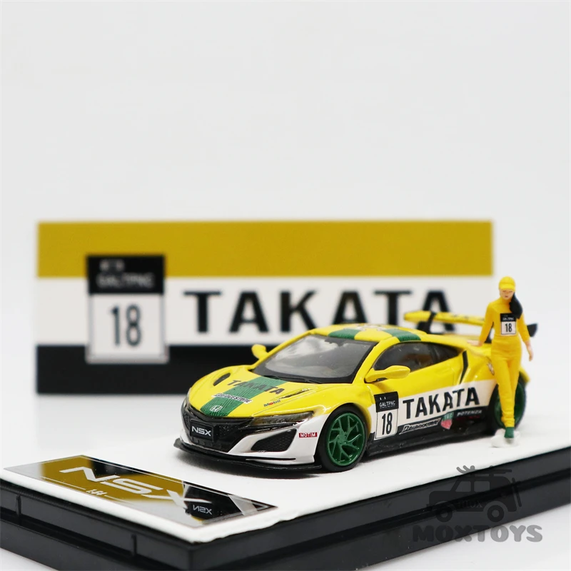 TimeMicro 1:64 Honda NSX Castrol Takata Diecast Model Car