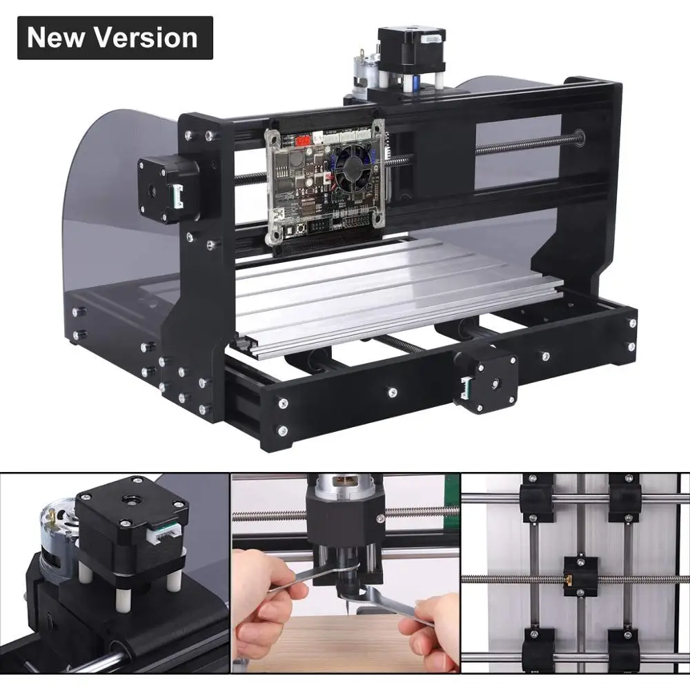 Imagem -02 - Atualizar Gravador a Laser 3-axis Pcb Fresadora Máquina de Gravura a Laser Grbl Faça Você Mesmo 3018 Pro Max Gravação a Laser Cnc3018