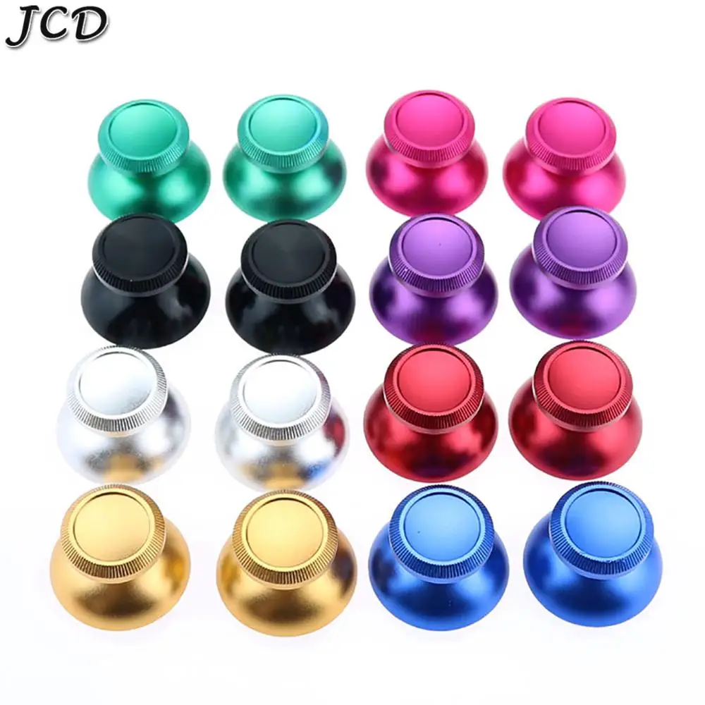 JCD 2Pieces  Metal Analog Joystick thumb Stick grip Cap for Sony PS4 Slim Pro XBOX ONE Gamepad Controller thumbstick