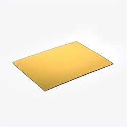 20pcs/lot 300x200x3mm Acrylic Gold Mirror Square Sheet Plastic Pier Glass Hotel Decorative Lens Not Easy To Broken