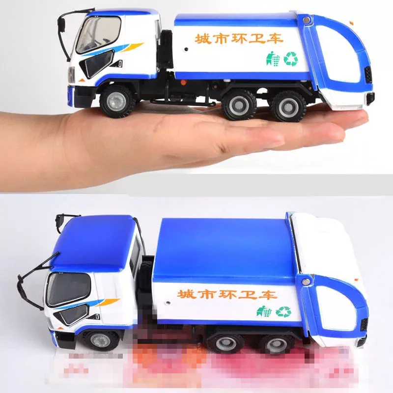 1:60 alloy garbage cleaning truck model,exquisite children\'s gifts,high-quality cleaning truck toys,wholesale sales