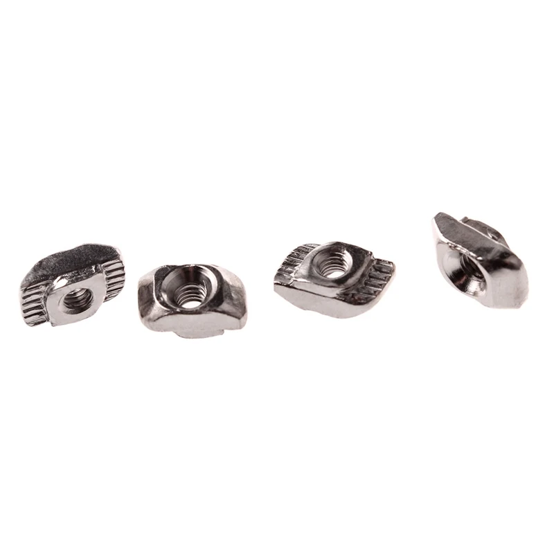 10/20/50/100PCS M3 M4 M5 for 20 Series T-Slot T-nut Sliding T Nut Hammer Head Drop In Nut Connector Aluminum Extrusion Profile