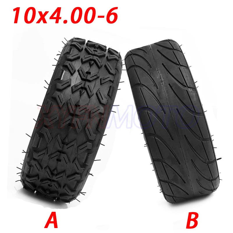 

10x4.00-6 Tubeless Vacuum Tire for Electric Scooter Balance Car Mini Motorcycle 10*4.00-6 Anti Slip Off-road Tire