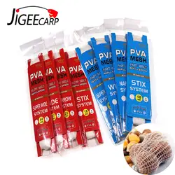 Carp Fishing PVA Mesh for Groundbait Feeder Water Soluble PVA Net Fishing Tackle Carp Fishing Stocking Boilie Rig Bait Wrap Bags